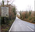 Crynant/Y Creunant boundary sign 