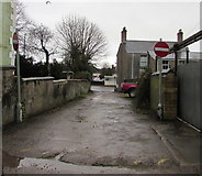 SO6303 : No Entry signs at the southeast end of Stanford Road, Lydney by Jaggery