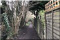 Path leaving School Lane