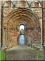 West end doorway, Jedburgh Abbey