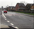 Start of the 30 zone at the SW edge of High Street, Lydney