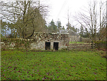 NT7328 : Disused small building, Bowmont Forest by Robin Webster