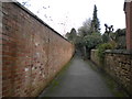 Public footpath off Abbey Lane, Darley Abbey