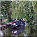 Narrowboat near Trentham in Stoke-on-Trent