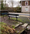 Two benches on a Crynant corner