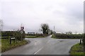 Klondyke Lane crossing the B6047