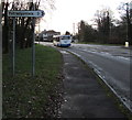 Ystradgynlais direction and distance sign in Crynant