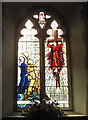 WW2 War Memorial window in Trimley St. Martin