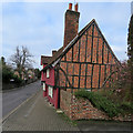 Saffron Walden: brick nogging in Bridge Street