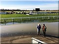 TL2072 : Abandoned meeting at Huntingdon Racecourse - The open ditch by Richard Humphrey