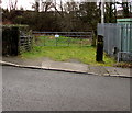 Gate set back from the south side of Maes Mawr Road, Crynant