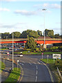 SJ8747 : Etruria Road interchange in Stoke-on-Trent by Roger  Kidd
