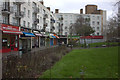 Shops at the end of Bevington Street