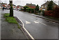 Speed bump across Templeway West, Lydney