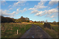 The track to Hopwell Hall Farm