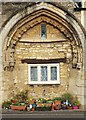 ST9386 : Malmesbury - Chapel archway in St John's court by Rob Farrow