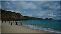 SW3822 : Porthcurno Beach by habiloid