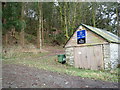 Equipment hut for an outdoor adventure company