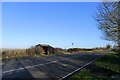 Bus stop shelter on the A607