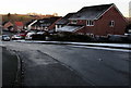 ST3391 : Frosty side of Forge Close, Caerleon by Jaggery