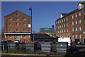 Old warehouses at Sleaford station