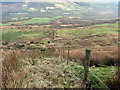 Ffens ar Fynydd Marchywel / Fence on Mynydd Marchywel