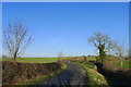 Three Gates Road heading towards Noseley