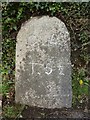 Old Milestone by the A390 in St Ann