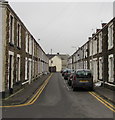 Two rows of stone houses, Charles Street, Neath