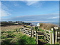 National Trust sign amid fencing and gates