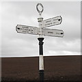 NT5770 : East Lothian County Council signpost by M J Richardson