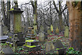 Gravestones in Reddish Vale Country Park