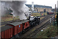 Great Central Railway - 8F on a goods train