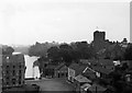 Pembroke from the castle, 1953