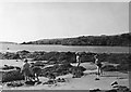 SM8507 : Playing on the beach at Triple Stone, Sandy Haven, 1953 by David M Murray-Rust