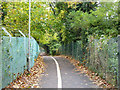 Path beside railway, Redhill