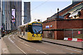 Metrolink Tram passing Manchester Central