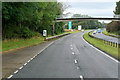 Footbridge over the A71 at Dreghorn