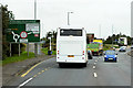 NS3657 : A737 at Roadhead Roundabout by David Dixon