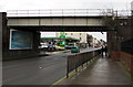 West side of London Road railway bridge, Gloucester