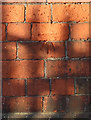 Bench mark on railway building, Hall Road Station