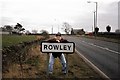 The A68 Road Entering Rowley Village