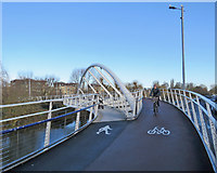 TL4659 : Crossing Riverside Bridge by John Sutton