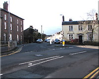 SO2914 : Junction of Brecon Road and Merthyr Road, Abergavenny by Jaggery