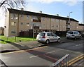 Cars parked on the pavement, Arthur Bliss Road, Alway, Newport