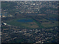 Kempton Park racecourse from the air