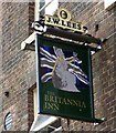 Sign of The Britannia Inn