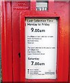 Postbox number NG12 1850 collection details