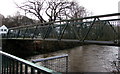 East side of a river footbridge, Machen