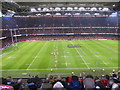 ST1776 : Scene inside the Principality Stadium on matchday by Jeremy Bolwell
